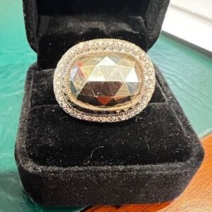 LADIES MARCASITE COCKTAIL RING